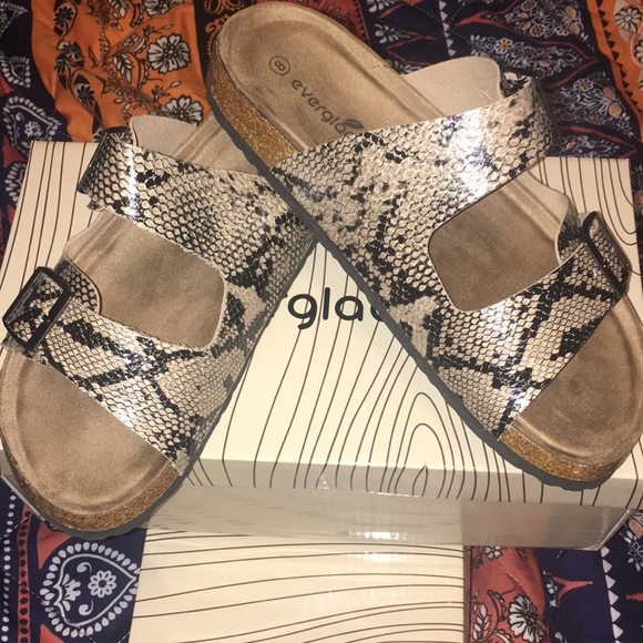 Size 7 left Everglades Birk Snake Sandals - Picture 6 of 8